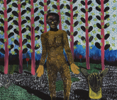 Выставка «Что за человечество?» художника из Республики Сенегал Халифа Мане