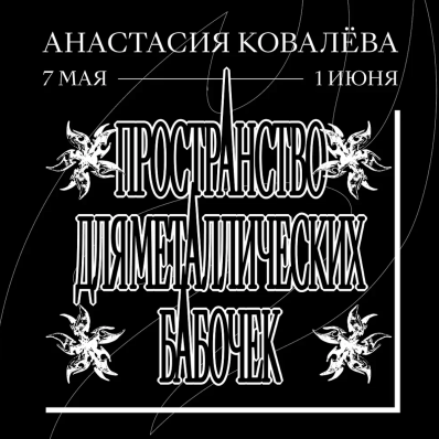Персональный проект Анастасии Ковалёвой «Пространство для металлических бабочек»