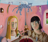 Выставка нижегородских художников Evsti × Сёмы Bomse «Однажды ночью»