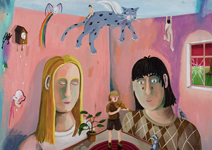 Выставка нижегородских художников Evsti × Сёмы Bomse «Однажды ночью»