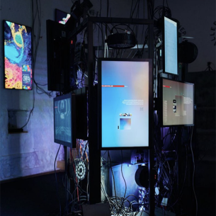 Коллективная выставка цифрового искусства «Несводимость» в большом зале арт-пространства «КУБ»