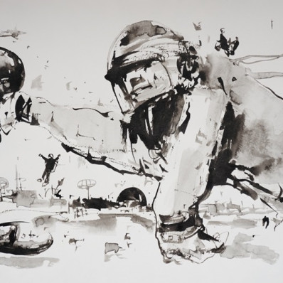 Выставка «Черно-белый космос»